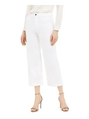 Женские белые джинсы-капри 7 FOR ALL MANKIND, подростковые, размер: 8