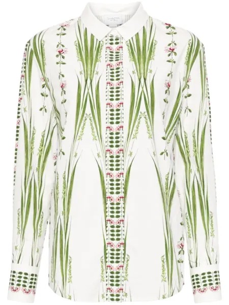 Рубашка Jardin Du Cap с принтом Giambattista Valli, белый