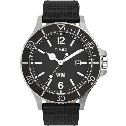 Наручные часы TIMEX Harborside TW2V27000, черный, серебряный