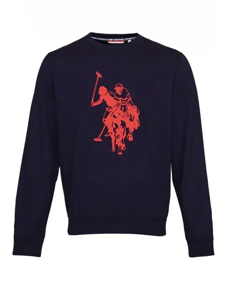 Пуловер U.S. Polo Assn., темно-синий