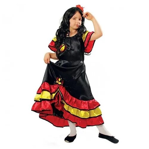 Детский костюм испанки (10373) 134-140 см