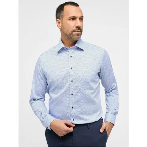 Рубашка Eterna, размер 46, синий