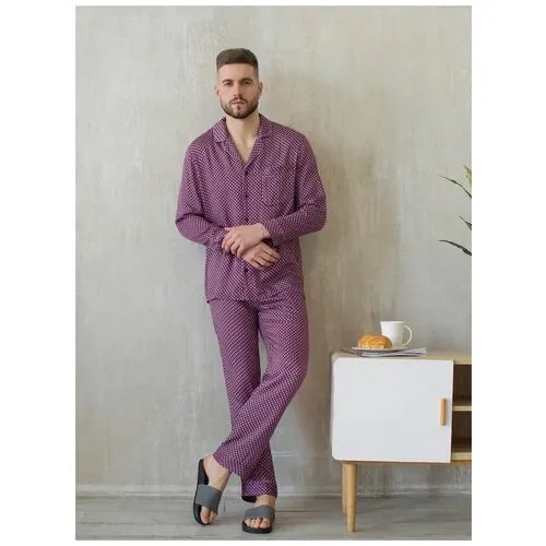 Пижама Indefini, размер M(46), фиолетовый
