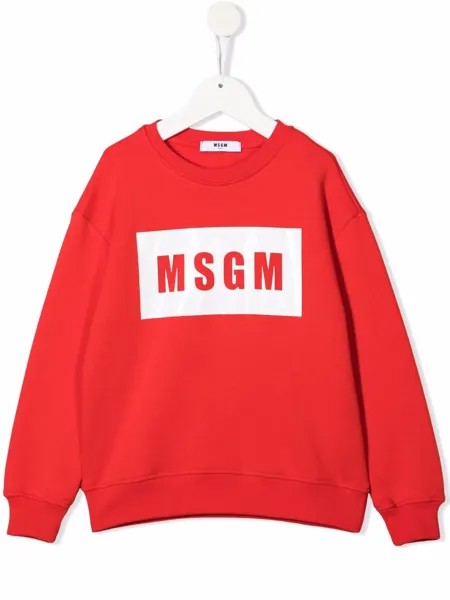 MSGM Kids толстовка с логотипом