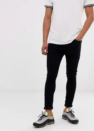 Черные супероблегающие джинсы Voi Jeans-Черный