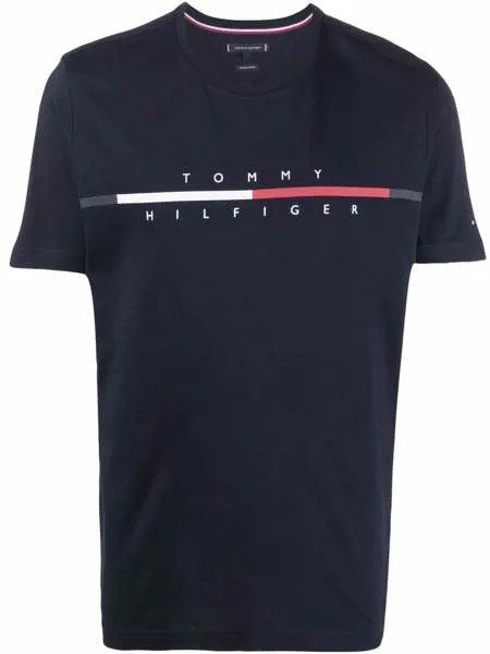 Tommy Hilfiger футболка из органического хлопка с логотипом