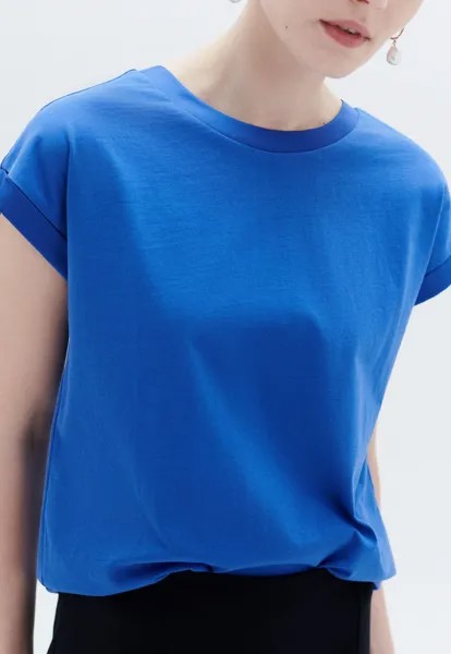 Футболка базовая FRENCH FASHION ELEGANT MODERN TO Caroll, цвет electric blue