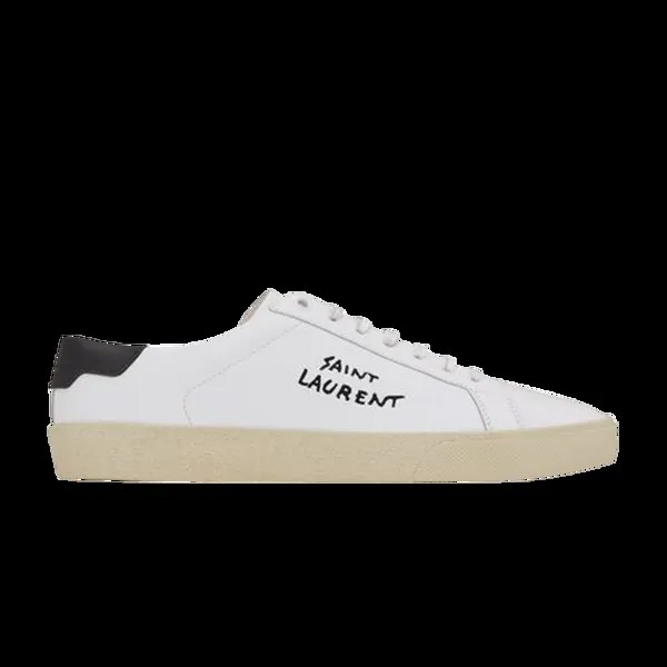 Ботинки Saint Laurent SL-06 Court Leather 2023, белый