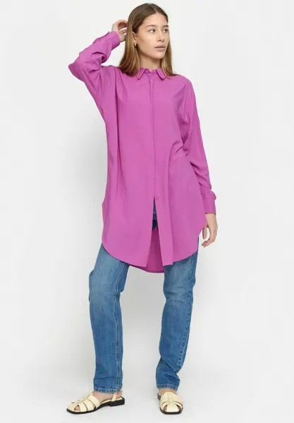 Блузка-рубашка SRFREEDOM LONG Soft Rebels, цвет purple orchid