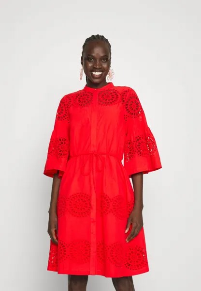 Платье-рубашка Weigelabbimilas Dress Bruuns Bazaar, красный