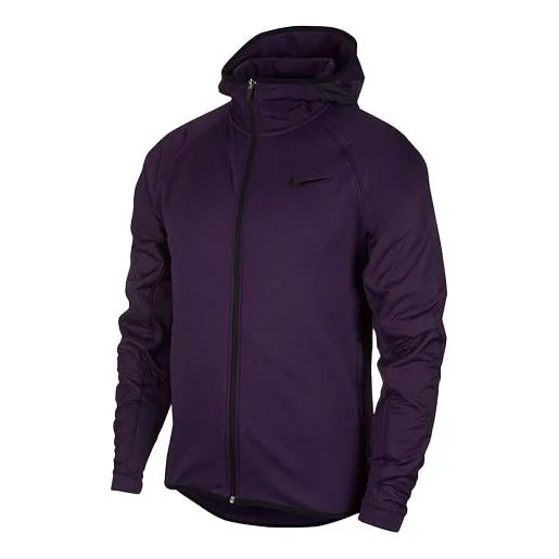 Куртка Nike Sports Training Stay Warm Fleece Lined Hooded Jacket Purple, фиолетовый