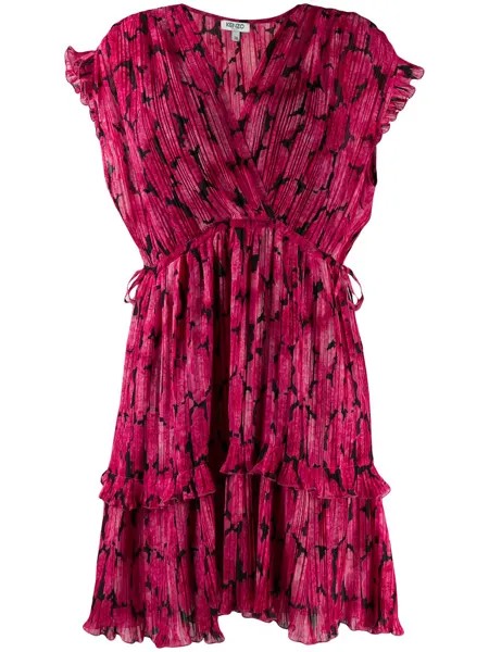 Kenzo платье мини Peonie