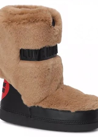 Унты женские Love Moschino JA24232G бежевые 41-42 EU