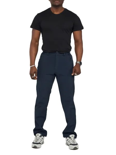 Спортивные брюки мужские NoBrand AD22004 синие 52 RU