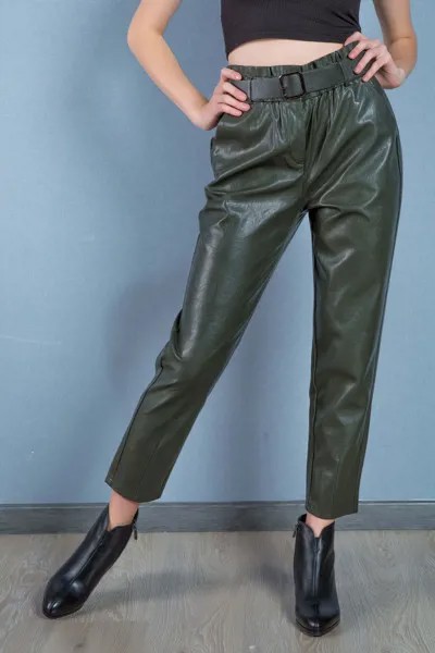 Брюки женские к/з J.Y.D 590 (30, Коричневый)