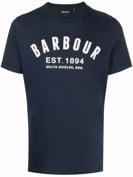 Barbour футболка с логотипом