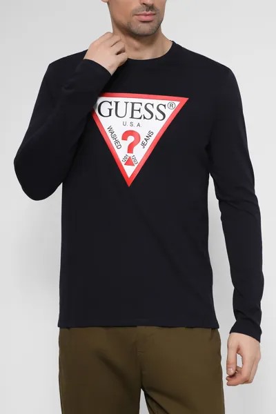 Лонгслив мужской Guess M2YI31 I3Z11 синий L