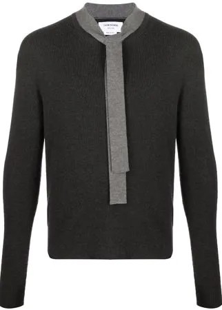 Thom Browne кашемировый пуловер с завязками