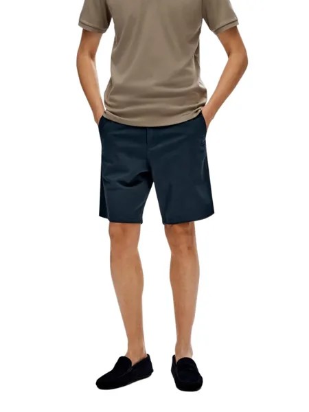 Тканевые шорты SELECTED HOMME, синий