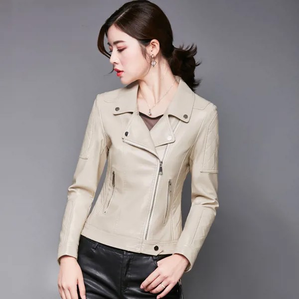 KMETRAM кожаная куртка женская весна 2020 дубленка женская ветровка Корейская байкерская куртка одежда Chaqueta Mujer MY2572