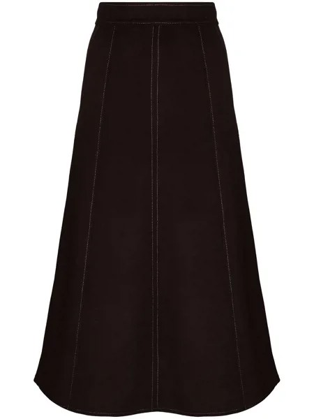 Materiel A-line midi skirt