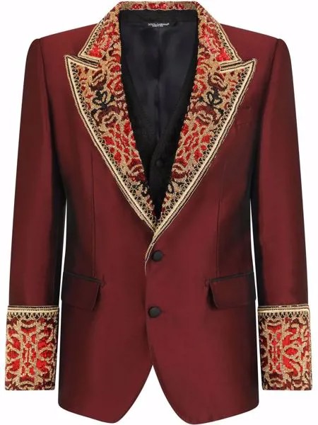 Dolce & Gabbana жаккардовый костюм-тройка