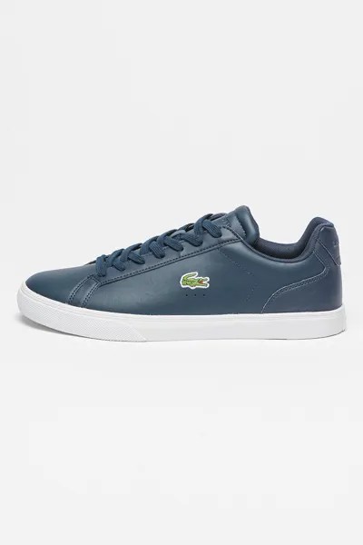 Кроссовки из кожи и экокожи Lacoste, белый