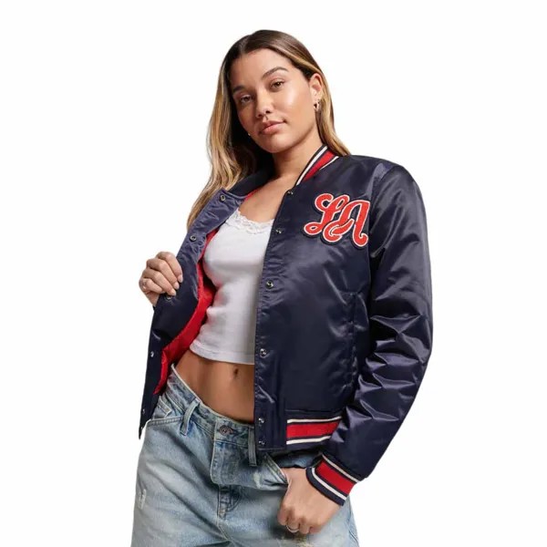 Спортивная куртка Superdry Vintage T-Birds Varsity, синий