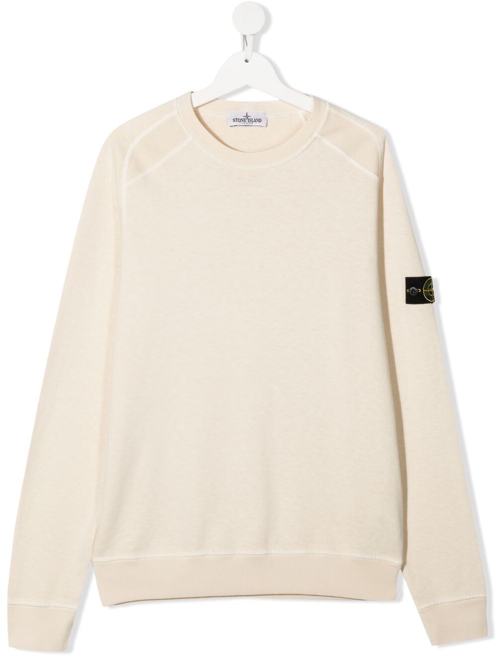 Stone Island Junior толстовка с нашивкой-логотипом
