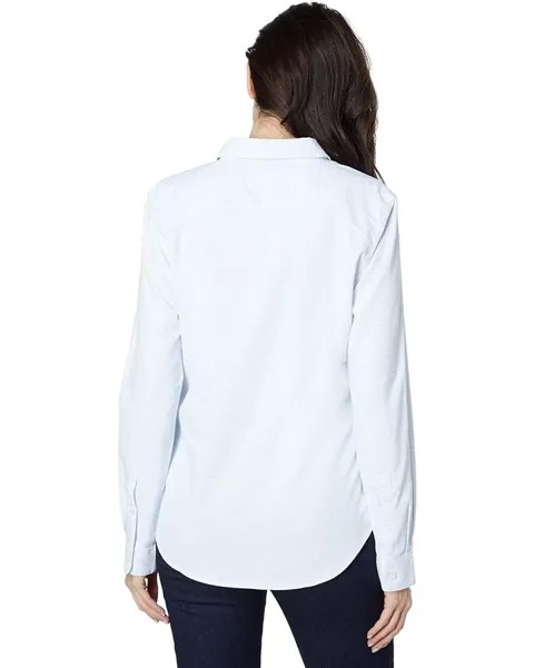 Рубашка Cutter & Buck Versatech Tattersall Stretch Long Sleeve Shirt, цвет Atlas