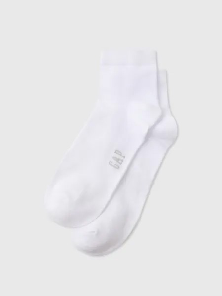 Носки мужские Muji с буквенным логотипом, белый