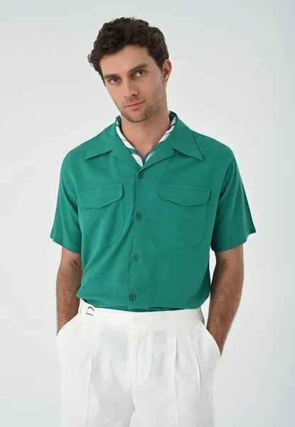 Рубашка LAPEL COLLAR SHORT SLEEVE  Antioch, зеленый