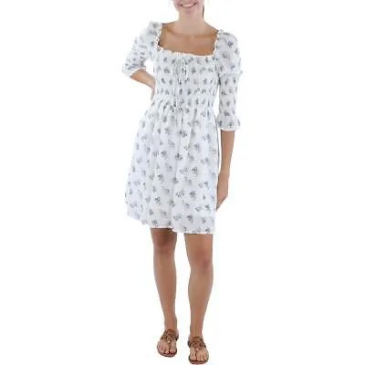 Женское мини-платье с короткими рукавами-фонариками 70F/21C BHFO 2837