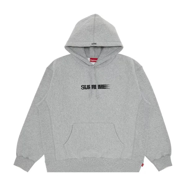 Толстовка Supreme Motion Logo Hooded, серый