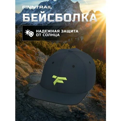 Бейсболка Finntrail, размер OneSize, черный