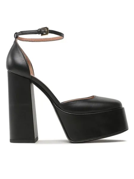 Туфли на каблуке Pollini Negro, черный