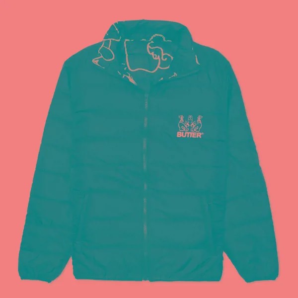 Мужской пуховик Butter Goods Jun Reversible Puffer чёрный, Размер L