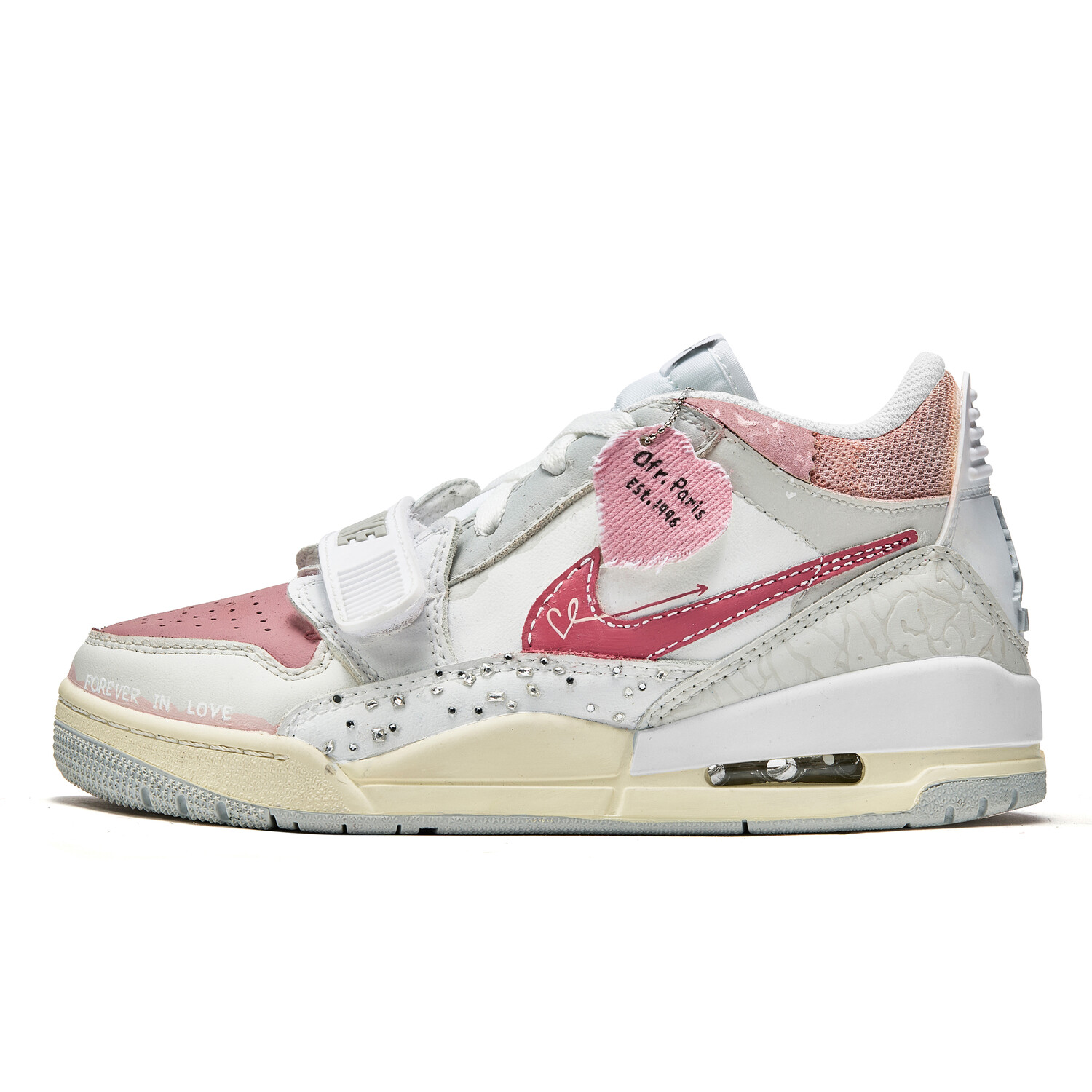 Кроссовки Jordan Legacy 312 Vintage Basketball Shoes Women's Low-top Pink/white, розовый