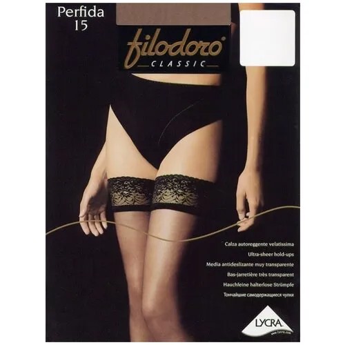 Чулки Filodoro Classic Perfida, 15 den, размер 2, playa