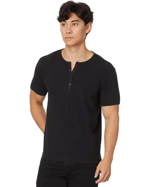 Футболка John Varvatos Jordan Henley K6551F24, черный
