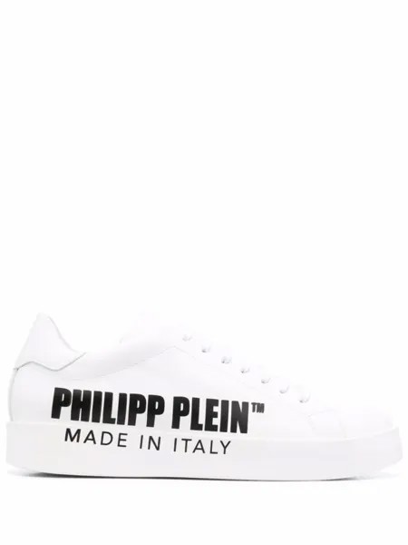 Philipp Plein кеды на шнуровке, белый