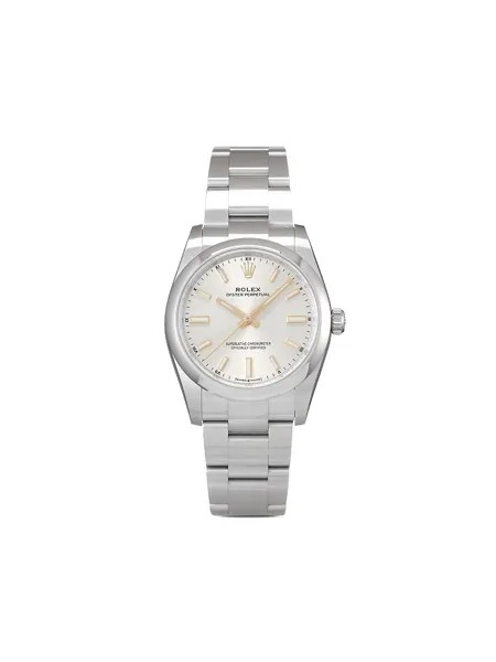 Rolex наручные часы Oyster Perpetual pre-owned 34 мм 2021-го года