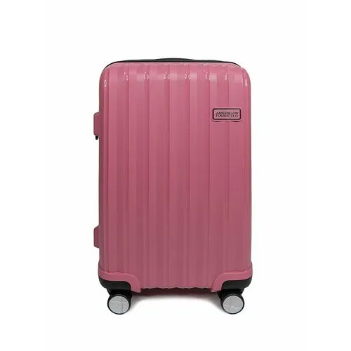 Чемодан American Tourister 1253125, 44 л, размер S, розовый