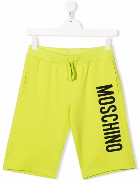 Moschino Kids шорты из джерси с логотипом