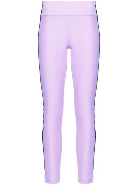 Легинсы с жаккардовым логотипом Versace Jeans Couture, фиолетовый
