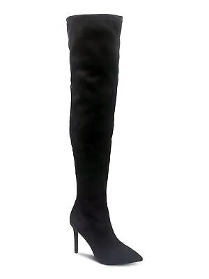 THALIA SODI Женское черное платье на шпильке с мягкой подкладкой и застежкой-молнией Ботинки на каблуке 5.5