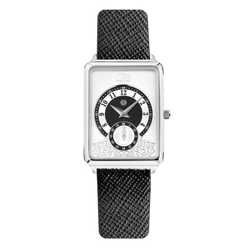 Наручные часы УЧЗ 3072L-5, серебряный, черный