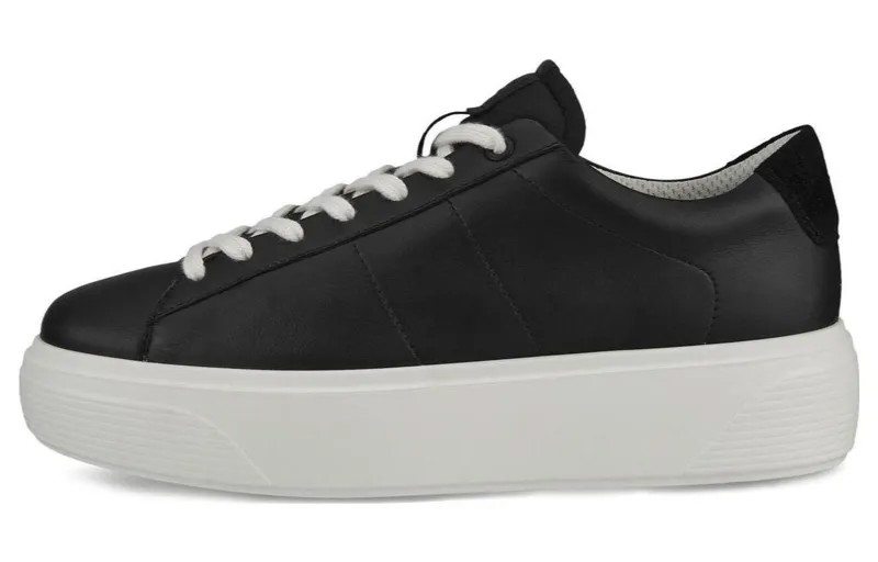 Кроссовки ecco Skateboarding Shoes Women's Low-top Black, черный