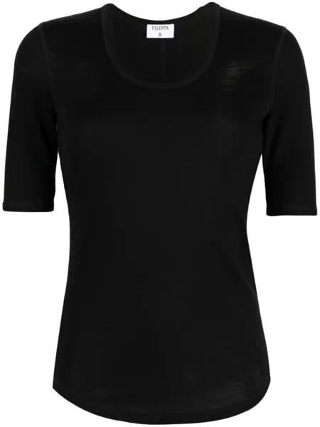 Filippa K футболка с короткими рукавами, черный