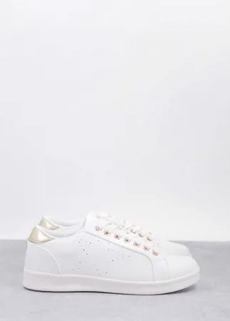 Белые кроссовки со звездой Accessorize-Белый